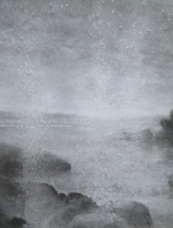 dessin élément eau et terre, ciel et mer